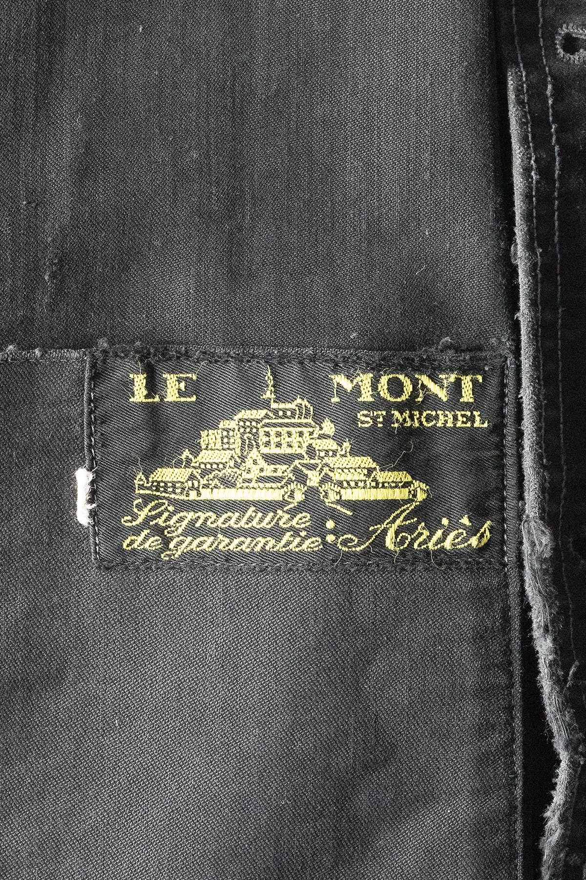 Le mont st michel 刺繍タグ モンサンミッシェル ジャケット