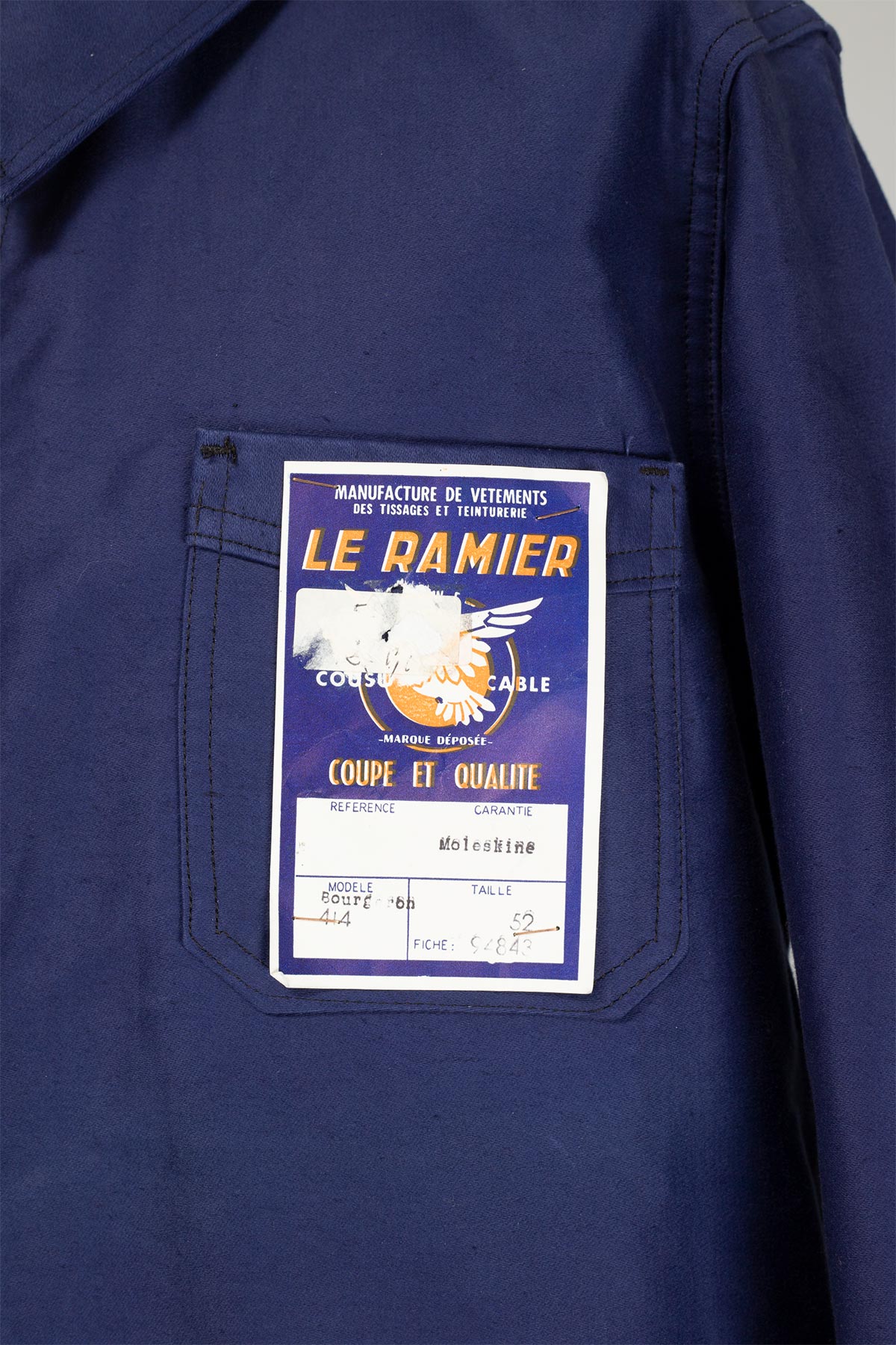 DEADSTOCK】 LE PAMIER 50s Moleskin Jacket | 57 Rue de Rome