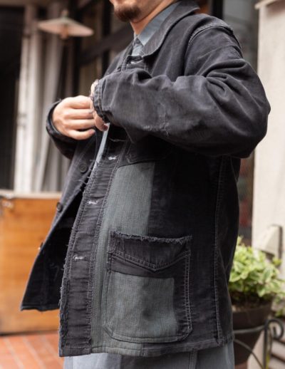 買取り実績 （ほぼdead）40s black moleskin jacket ブルゾン - muh.ie