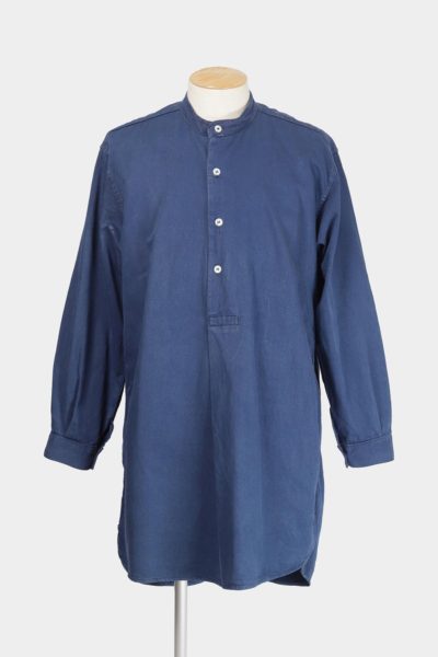 50s French Work Stand up collar Shirts