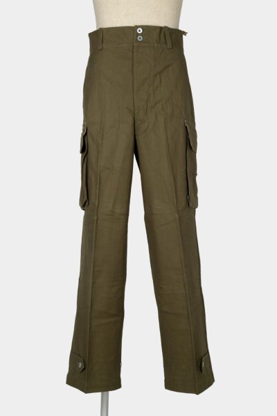 【DEADSTOCK】50s French Army M-47 Field Pants Metal Button